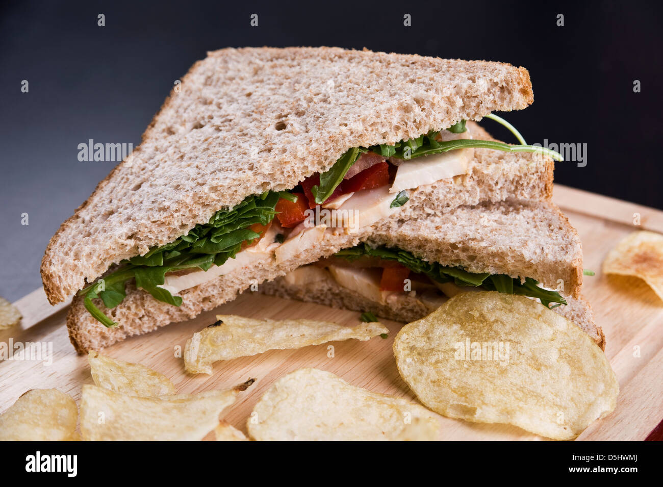 Chicken salad sandwich brown bread hires stock photography and images Alamy