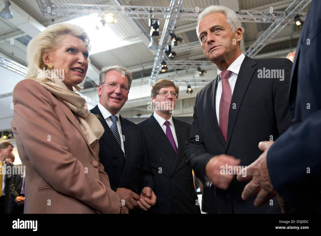 Georg schaeffler l r maria elisabeth schaeffler hi-res stock