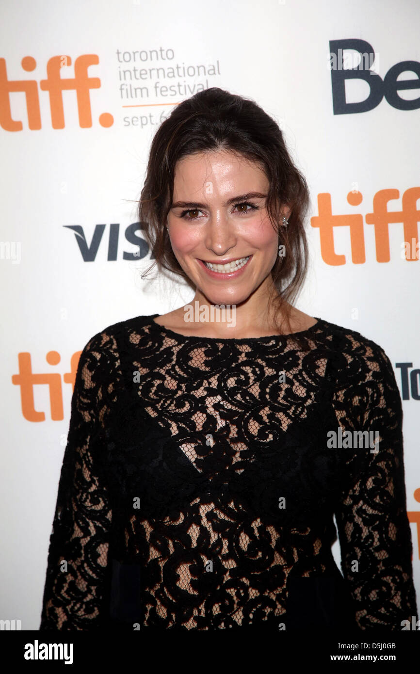 Actress Belcim Bilgin attends the premiere of 'Rhino Seasons' during the Toronto International Film Festival at Elgin Theatre in Toronto, Canada, 12 September 2012. Photo: HUBERT BOESL Stock Photo