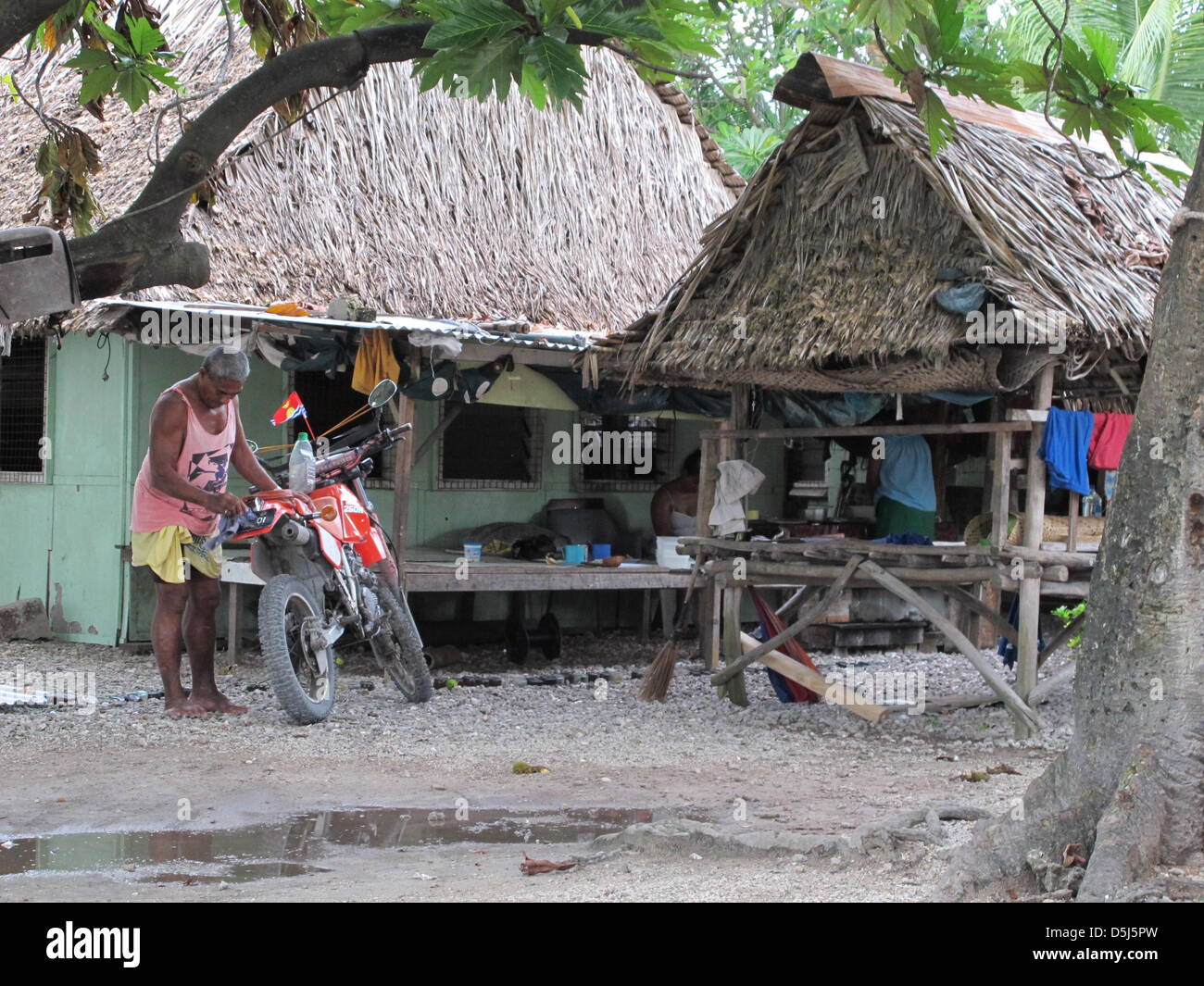 (FILE) An archive photo dated 25 July 2012 shows a man cleaning a