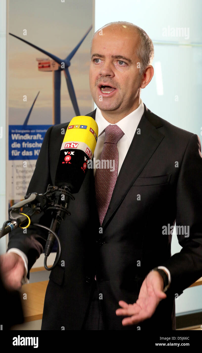 CEO of Vattenfall Europe Sales GmbH, Rainer Wittenberg, is pictured at