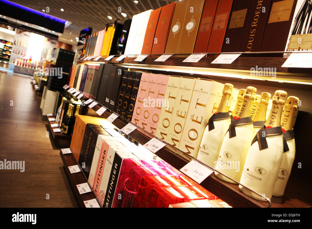 Products are pictures at a dutyfree shop at the airport in Frankfurt Main, Germany, 08 November Products are pictures at a dutyfree shop at the airport in Frankfurt Main, Germany, 08 November