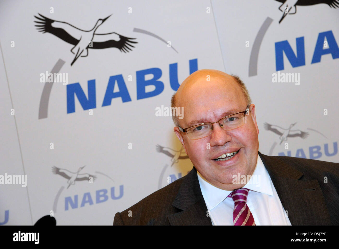 German environment minister Peter Altmaier is pictured during the NABU federal conference at the Congress Centrum in Saarbruecken, Germany, 17 November 2012. Photo: Becker&Bredel Stock Photo