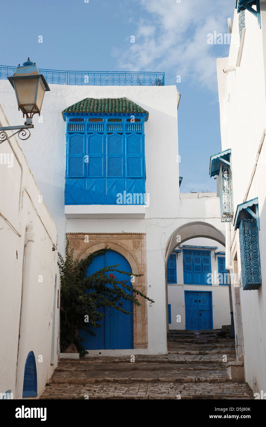 Sidi Bou Said Tunisia travel tourism Stock Photo