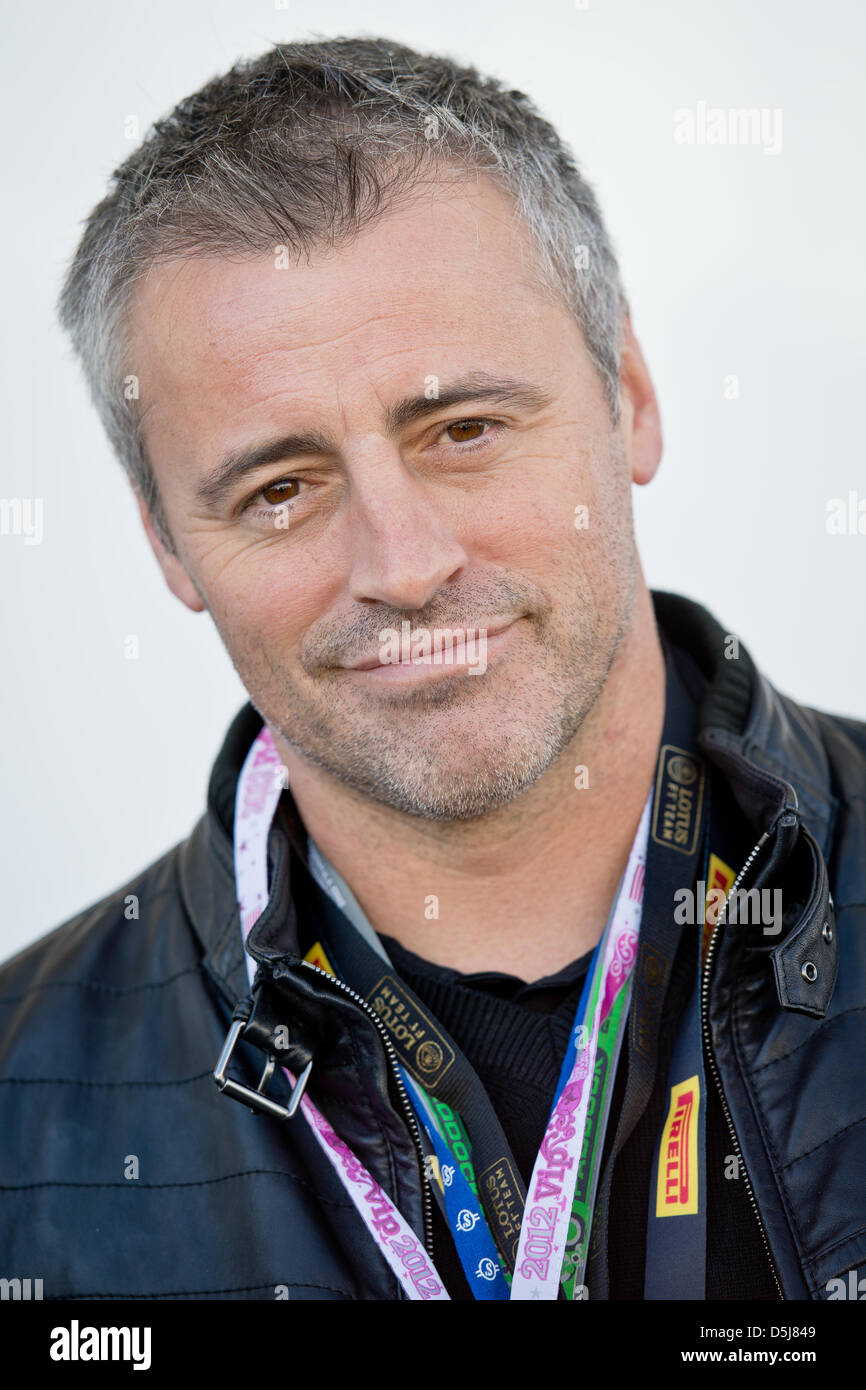 US actor Matthew Steven 'Matt' LeBlanc pictured in the paddock at the