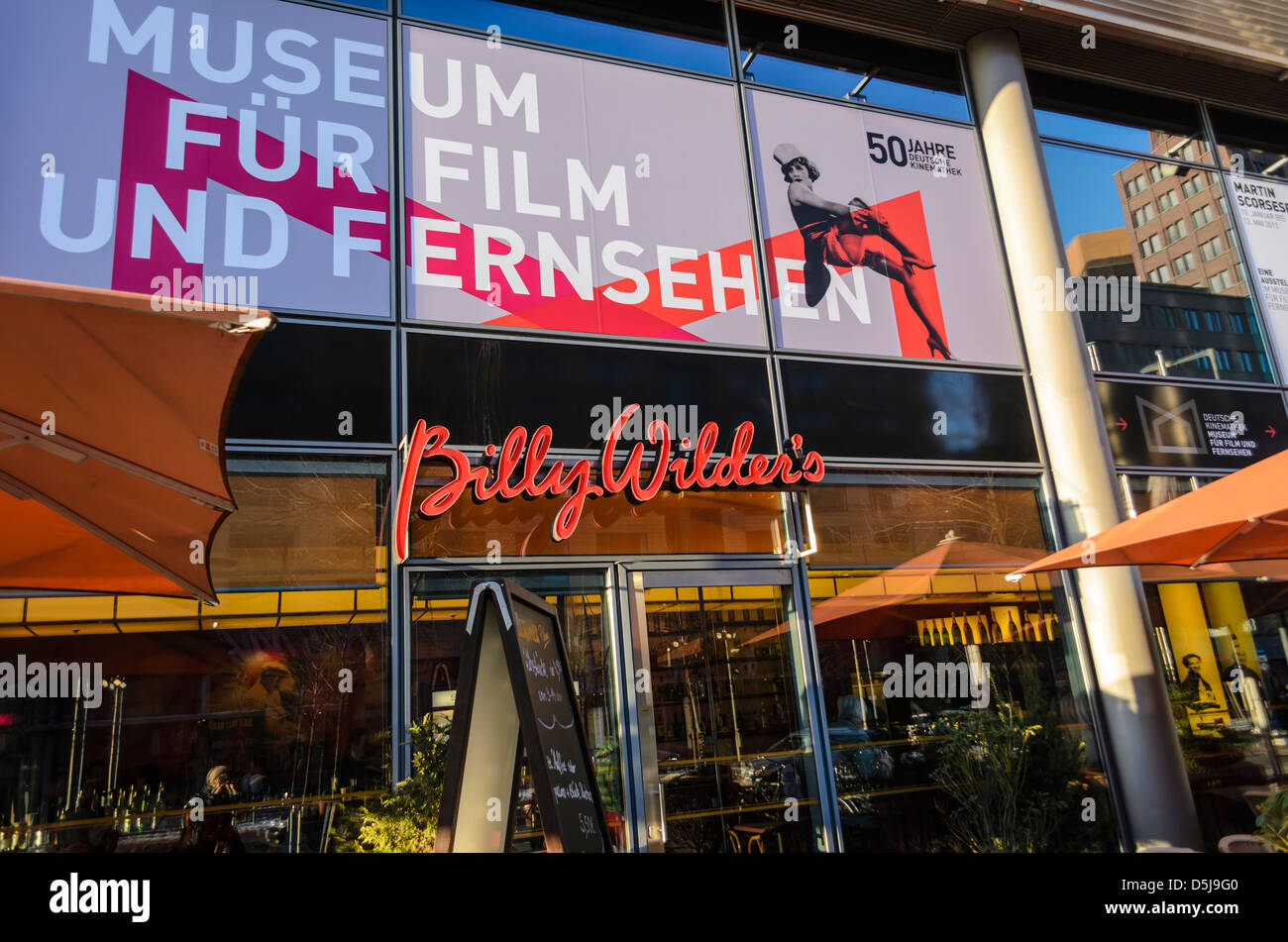 'Long Night of Museum', Berlin, Germany, Museum für Film und Fernsehen, Museum for Film and TV Stock Photo