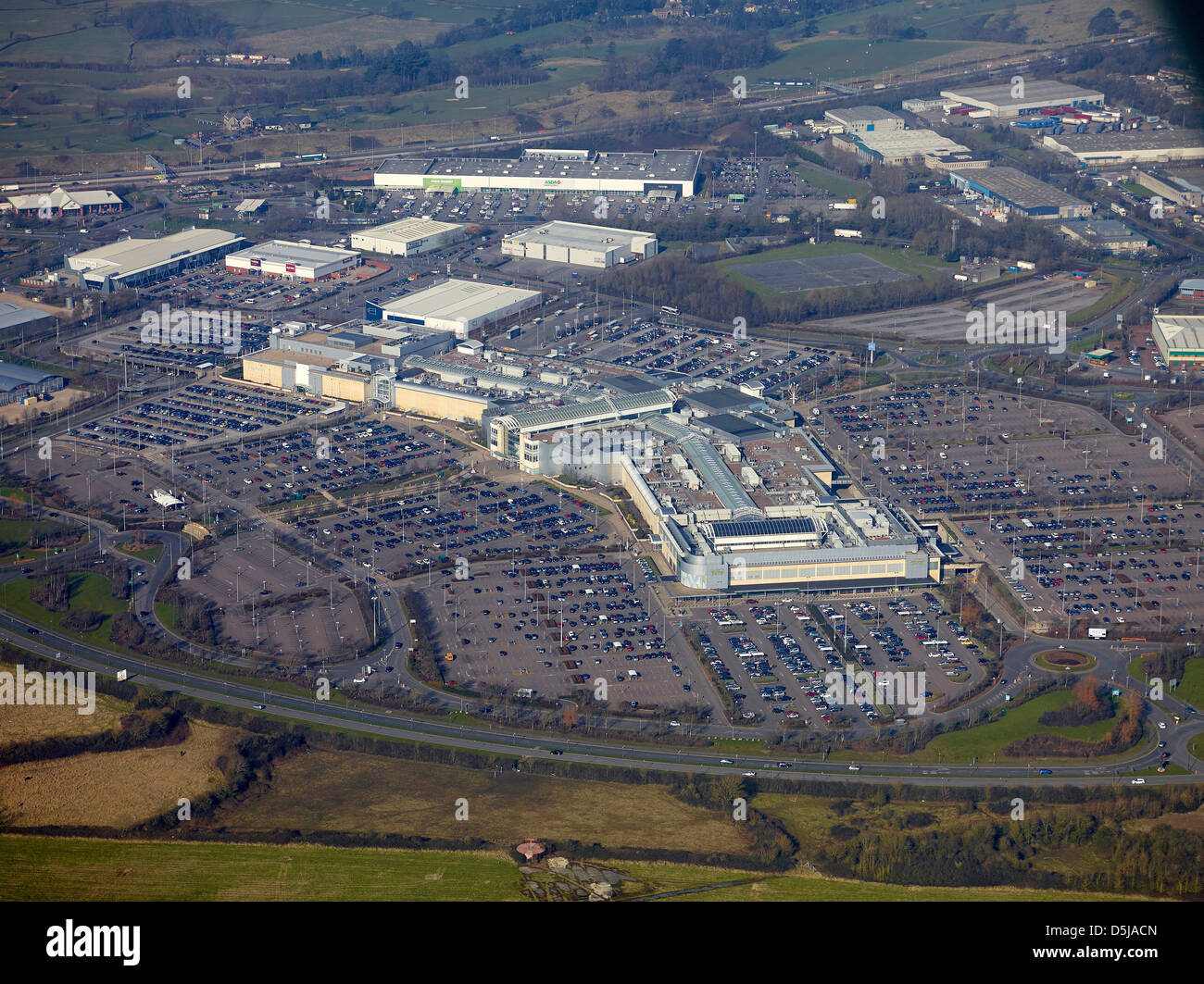 Cribbs Causeway Shopping Centre Bristol, South West England Stock Photo