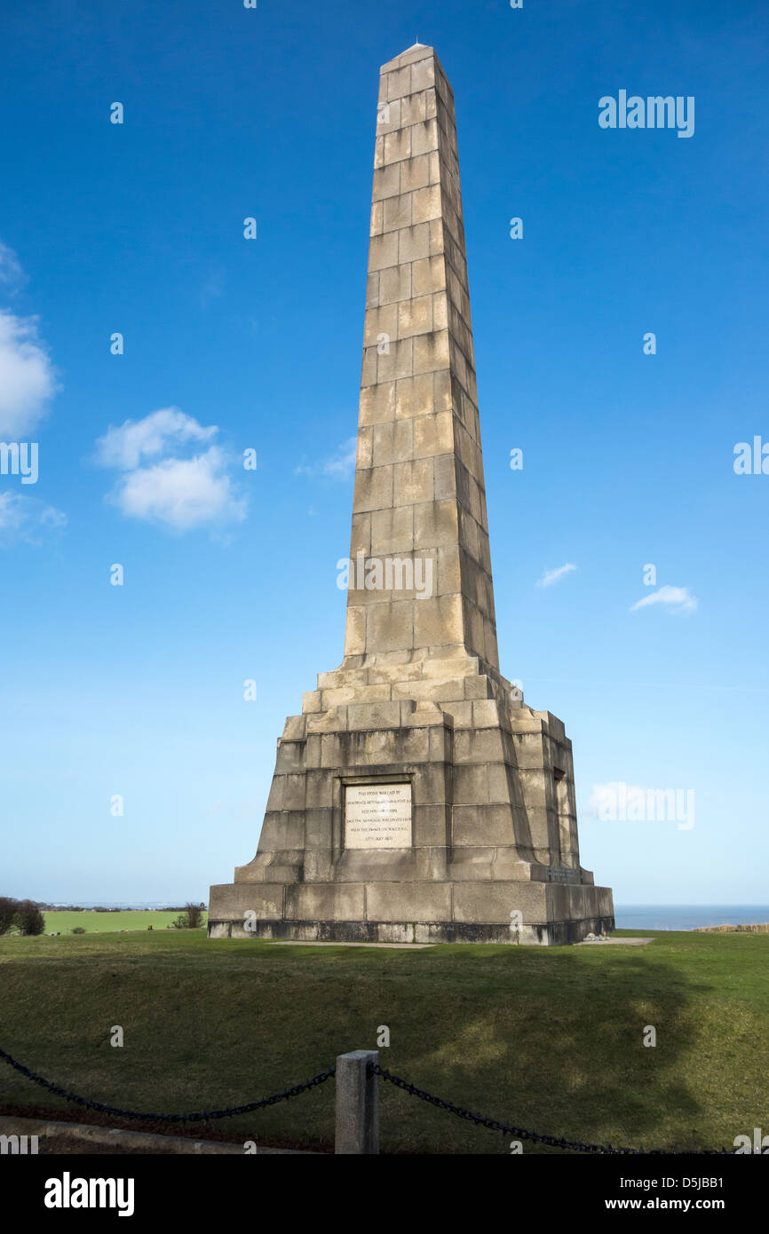 The Dover Patrol Memorial 1914-18 - Leathercoat Point, St Margaret's Bay, St Margaret's at Cliffe, Dover, Kent Stock Photo