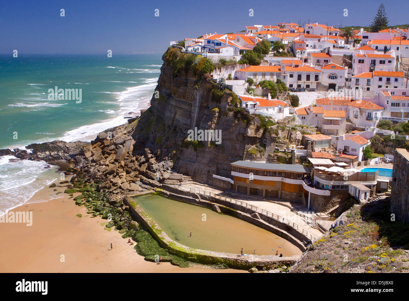 Azenhas do Mar Colares Portugal travel destination Stock Photo