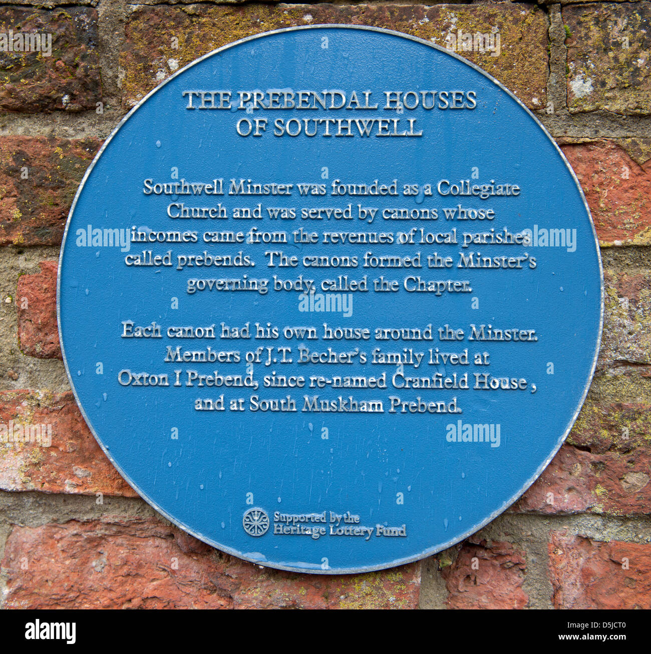Southwell blue plaques hires stock photography and images Alamy