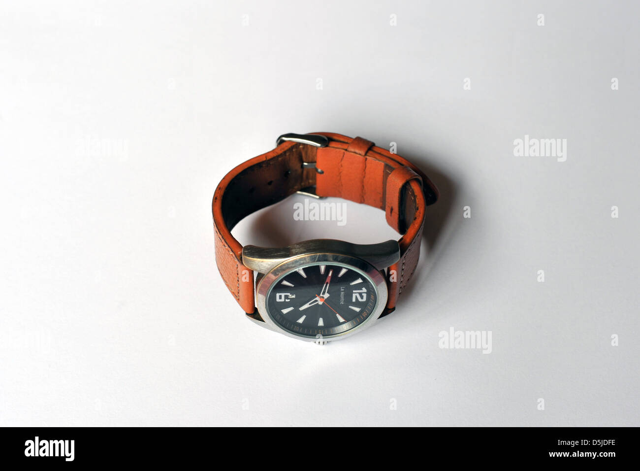 An analogue watch photographed in a studio Stock Photo Alamy