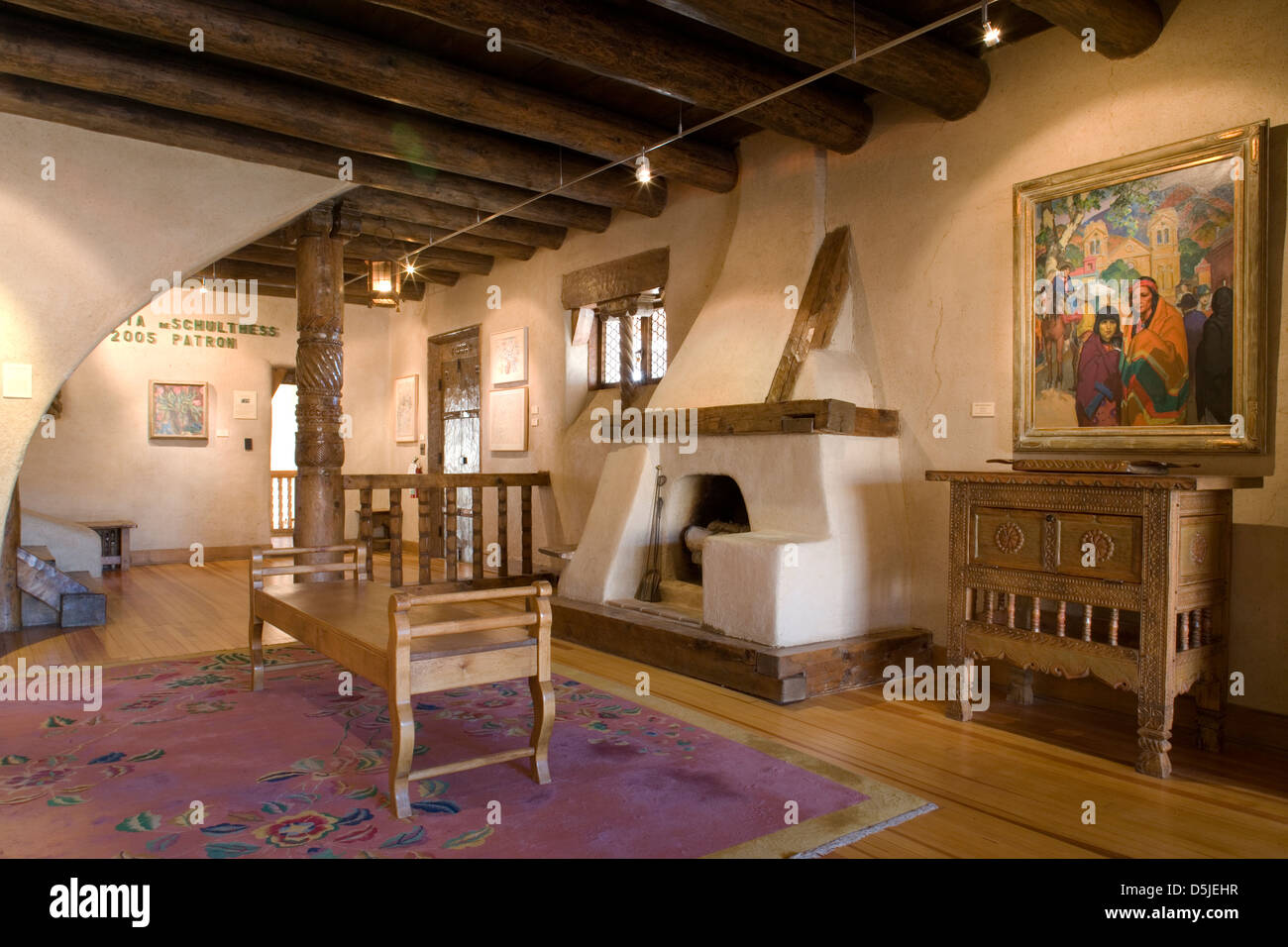 Taos Taos Art Museum & Fechin House Stock Photo Alamy