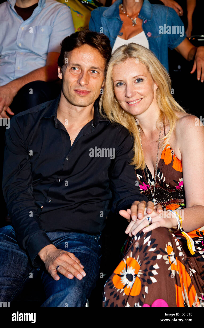 Christian Elsen and wife Jette Joop at Mercedes-Benz Fashion Week ...