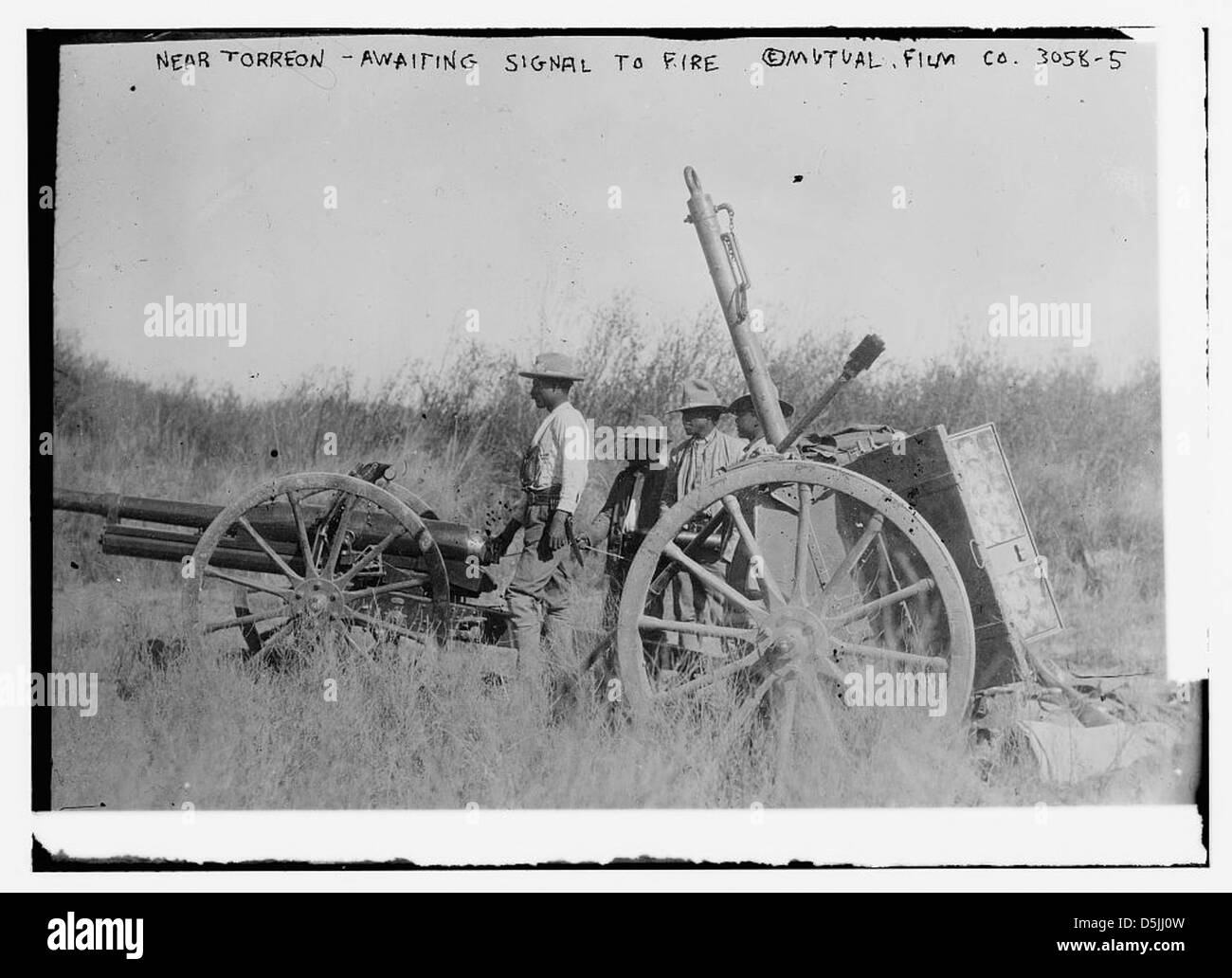 1914 swab mutual film company villa artillery caisson cannonswab dc hi