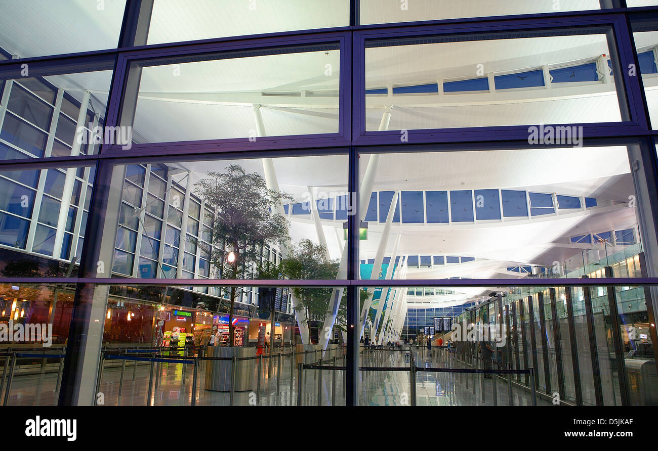 Airport Terminal In Wroclaw Stock Photo - Alamy