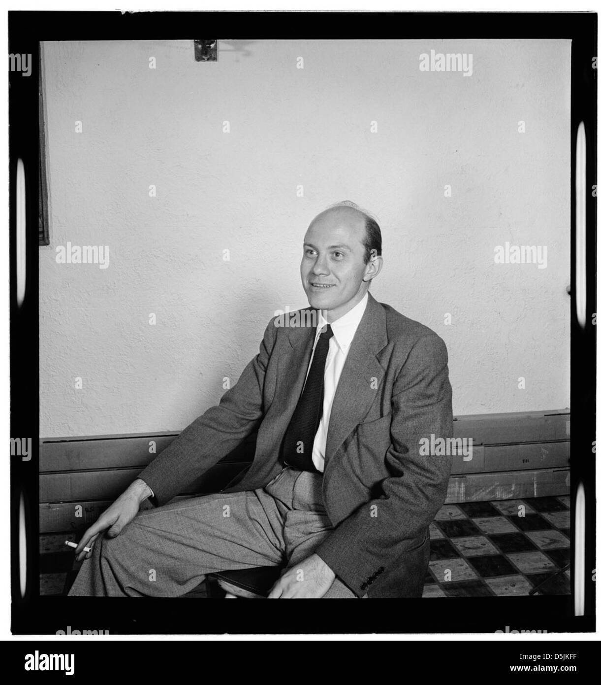 [Portrait of John S. Wilson, New York, N.Y.(?), between 1938 and 1948] (LOC) Stock Photo