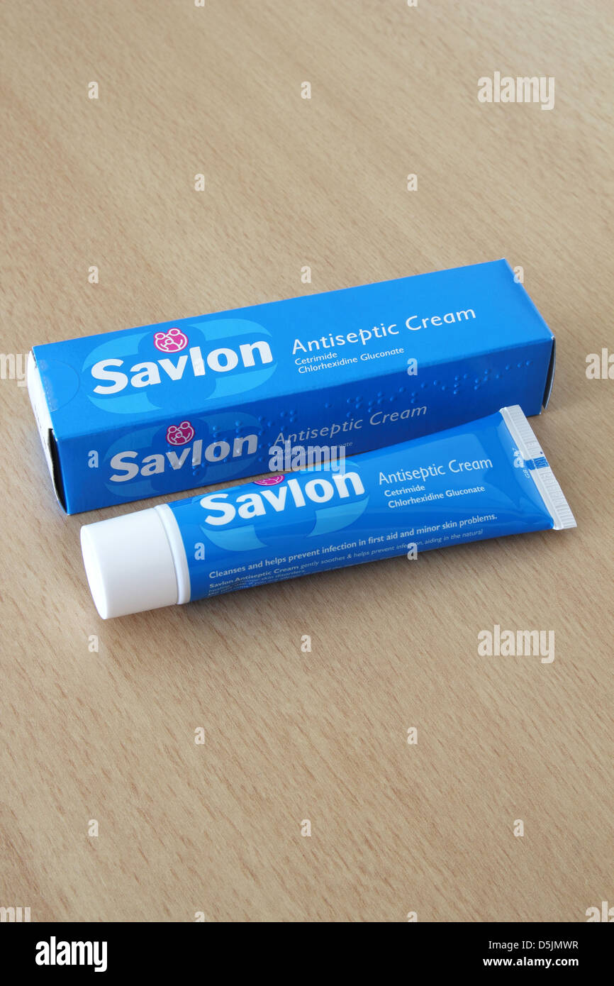 Savlon Antiseptic Cream Stock Photo Alamy