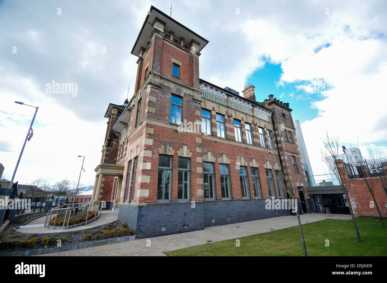 The former Murray's Tobacco Works building, in Sandy Row, Belfast after