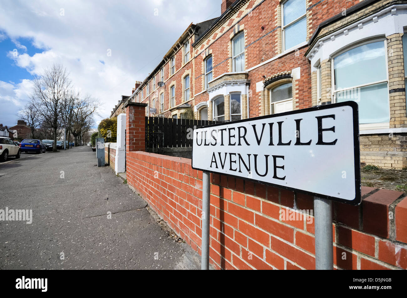 Ulsterville Avenue, Belfast Stock Photo Alamy