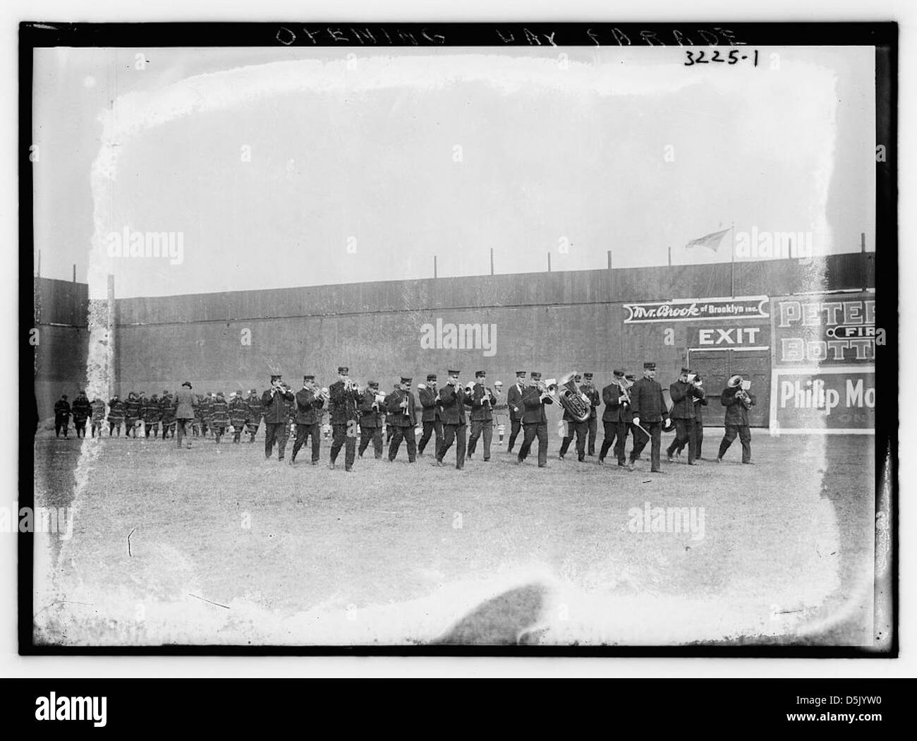 Opening Day parade Ebbets Field (LOC) Stock Photo