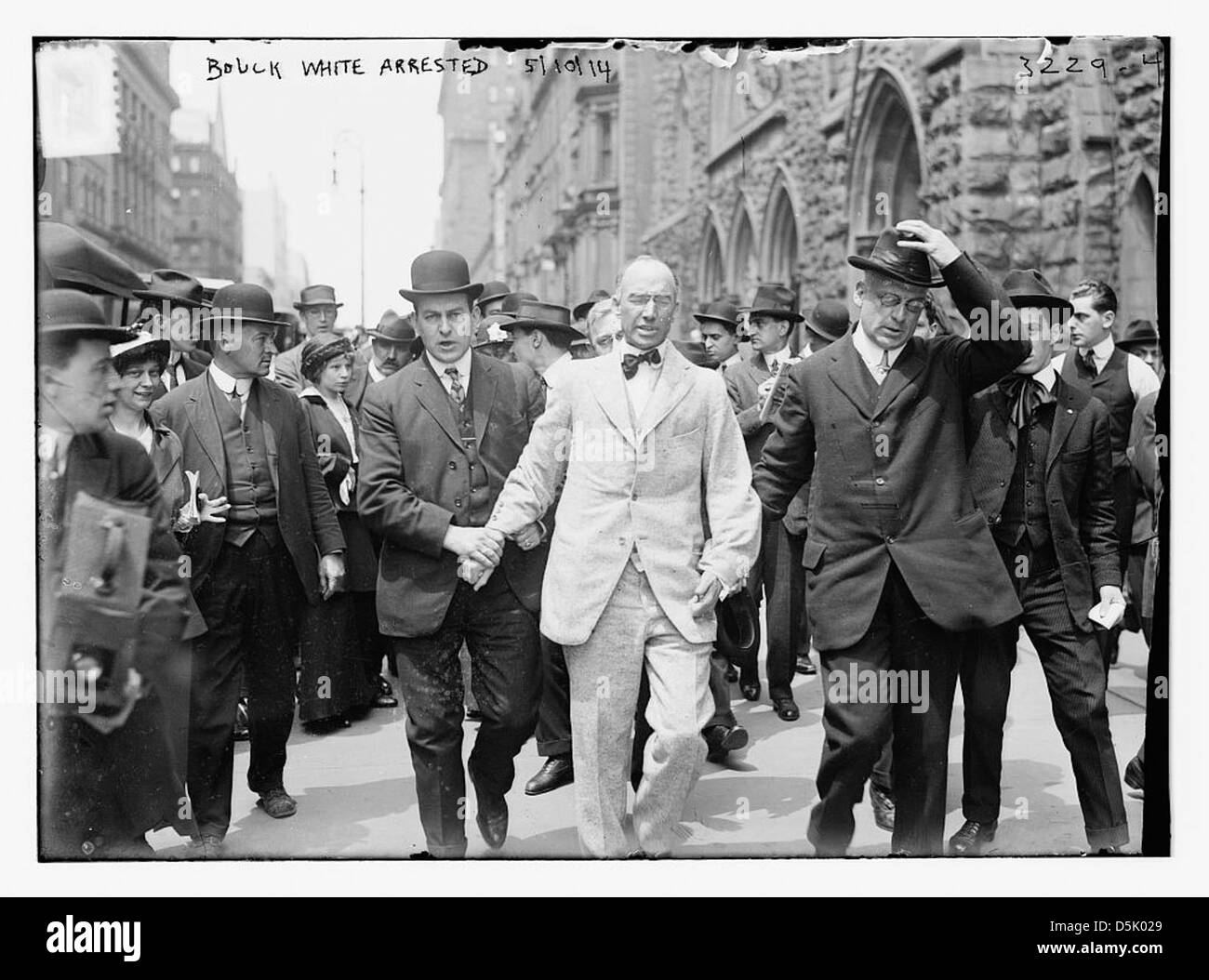 Bouck White arrested (LOC) Stock Photo