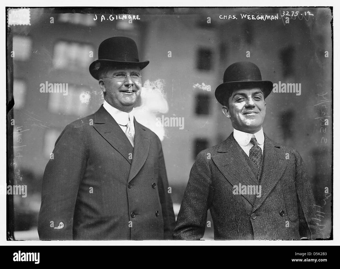 [James A. Gilmore, President, Federal League and Charles Weeghman, President, Chicago Federal League team (baseball)] (LOC) Stock Photo