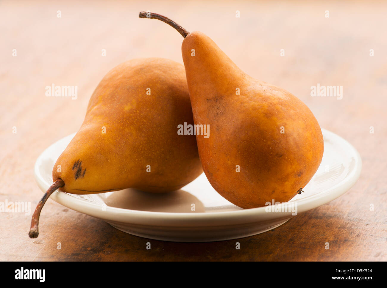 Bosc pear Stock Photo