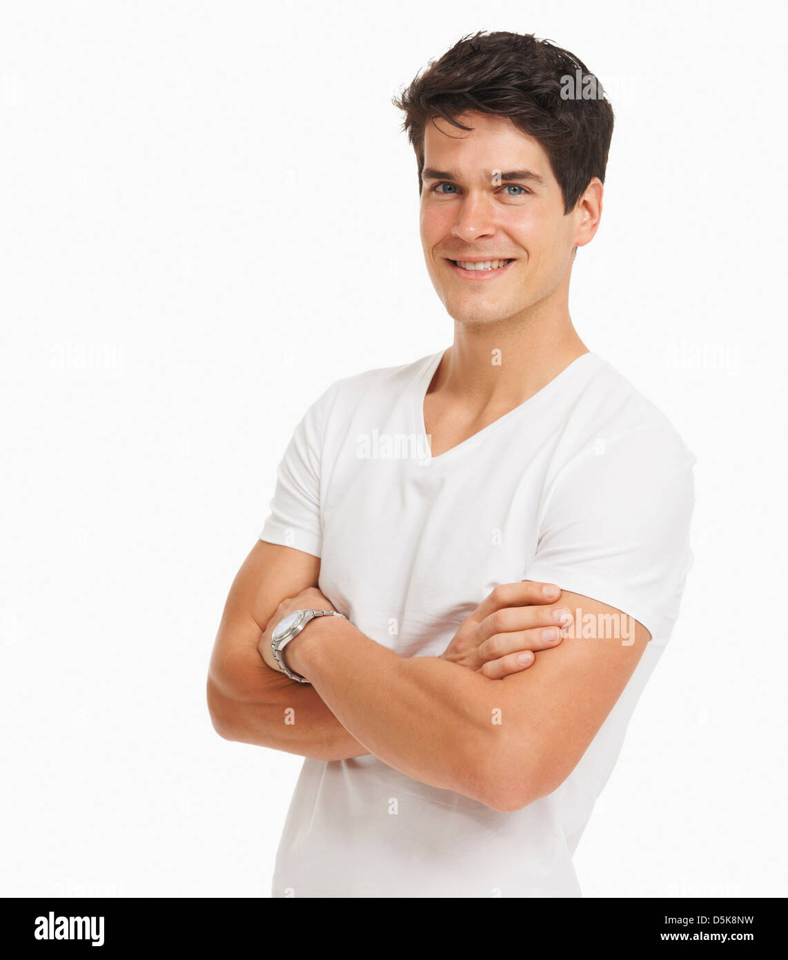 Waist up shot handsome Cut Out Stock Images & Pictures - Alamy