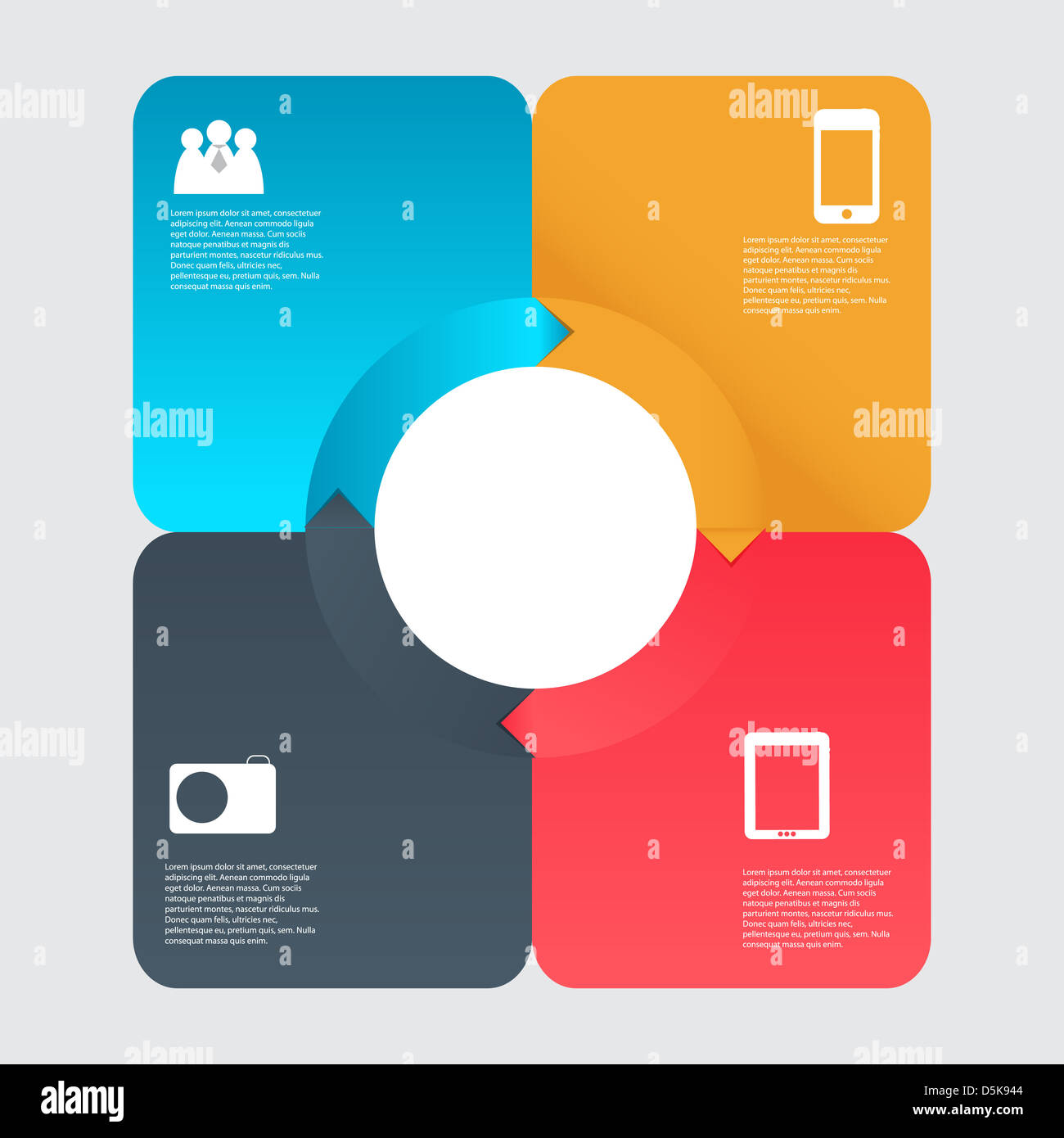 Infographic template vector illustration Stock Photo - Alamy