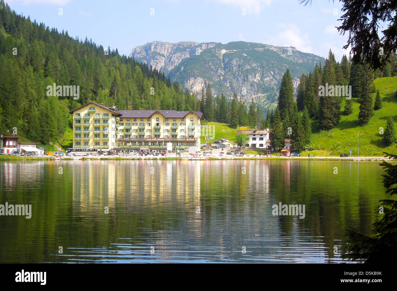 Lago di Misurina, Dolomites, Italy Stock Photo