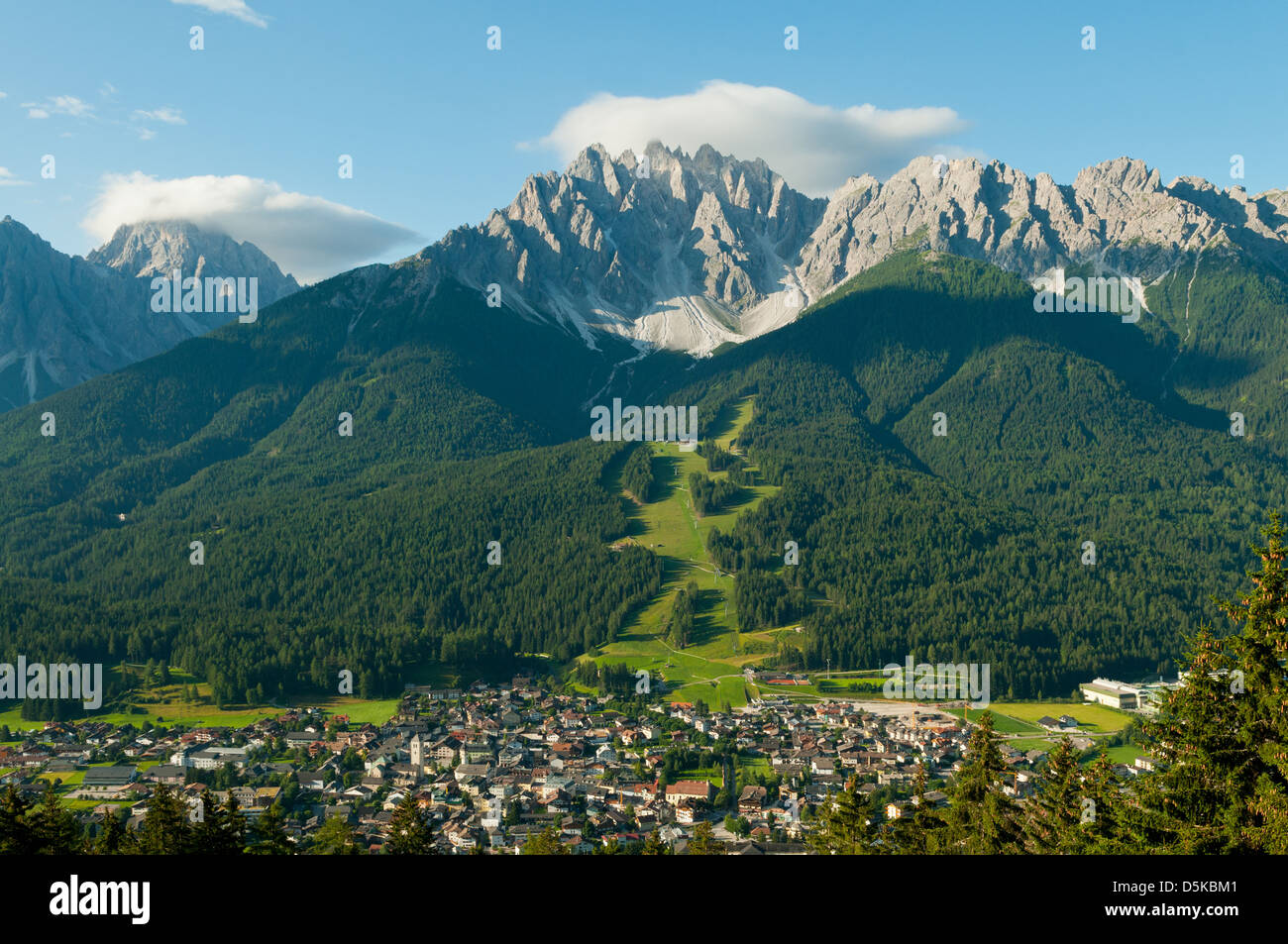 Haunold Baranci, San Candido, the Dolomites, Italy Stock Photo