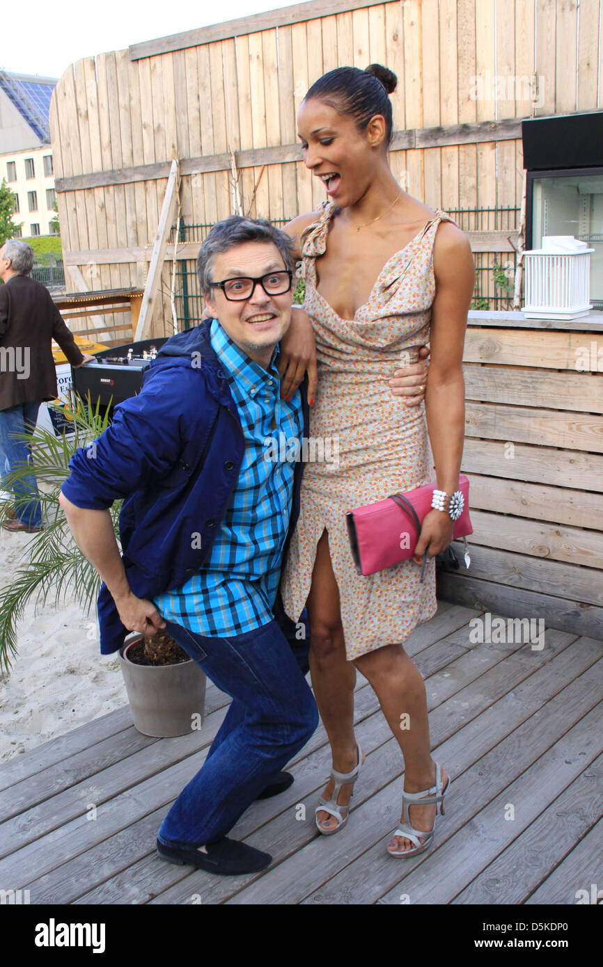 Rolf Scheider and Anabelle Mandeng Sundowner BBQ at Ressort Berlin, Germany - 15.06.2011 Stock Photo