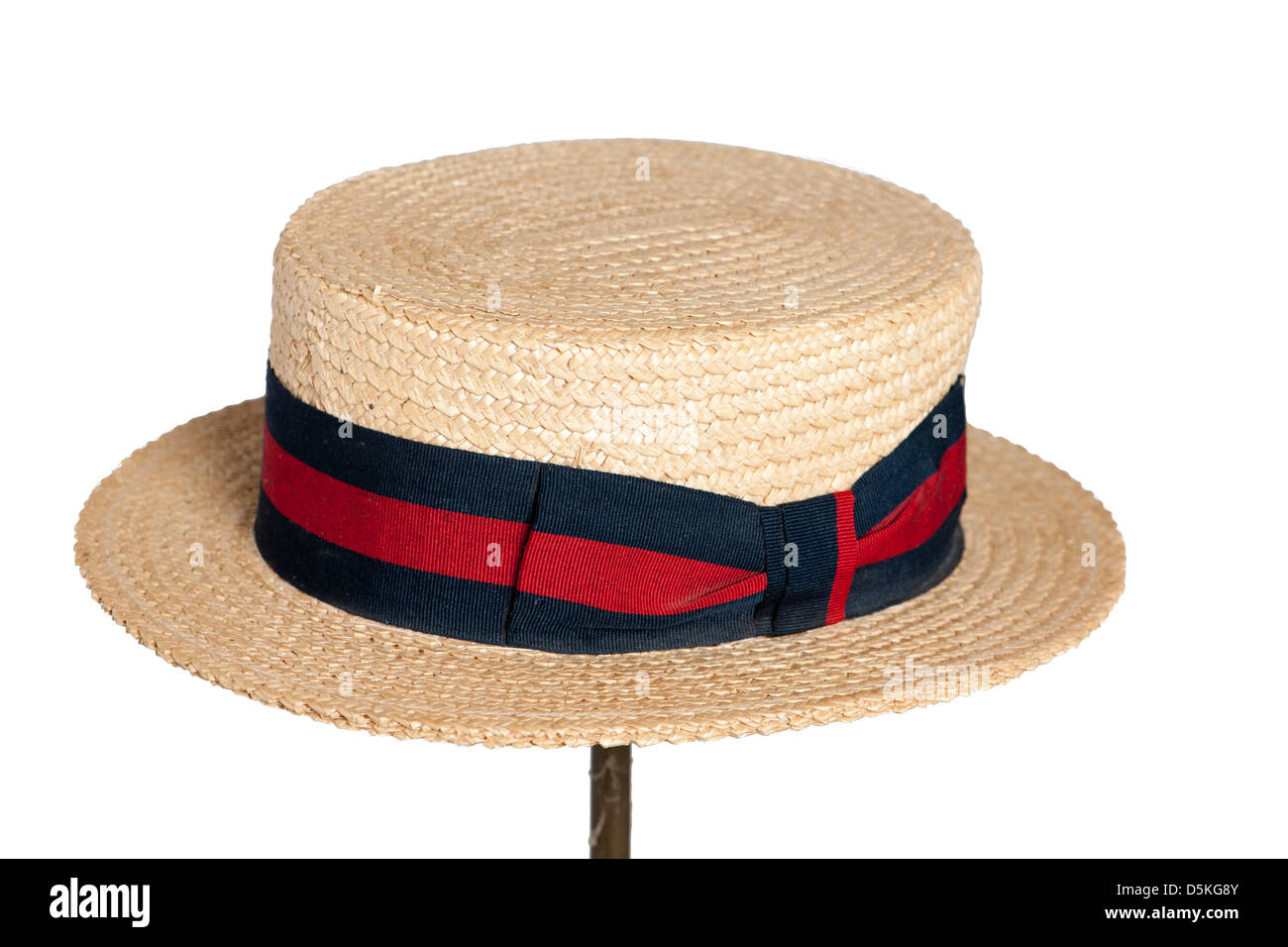 Straw Boater Hat Cut Out Stock Images & Pictures - Alamy