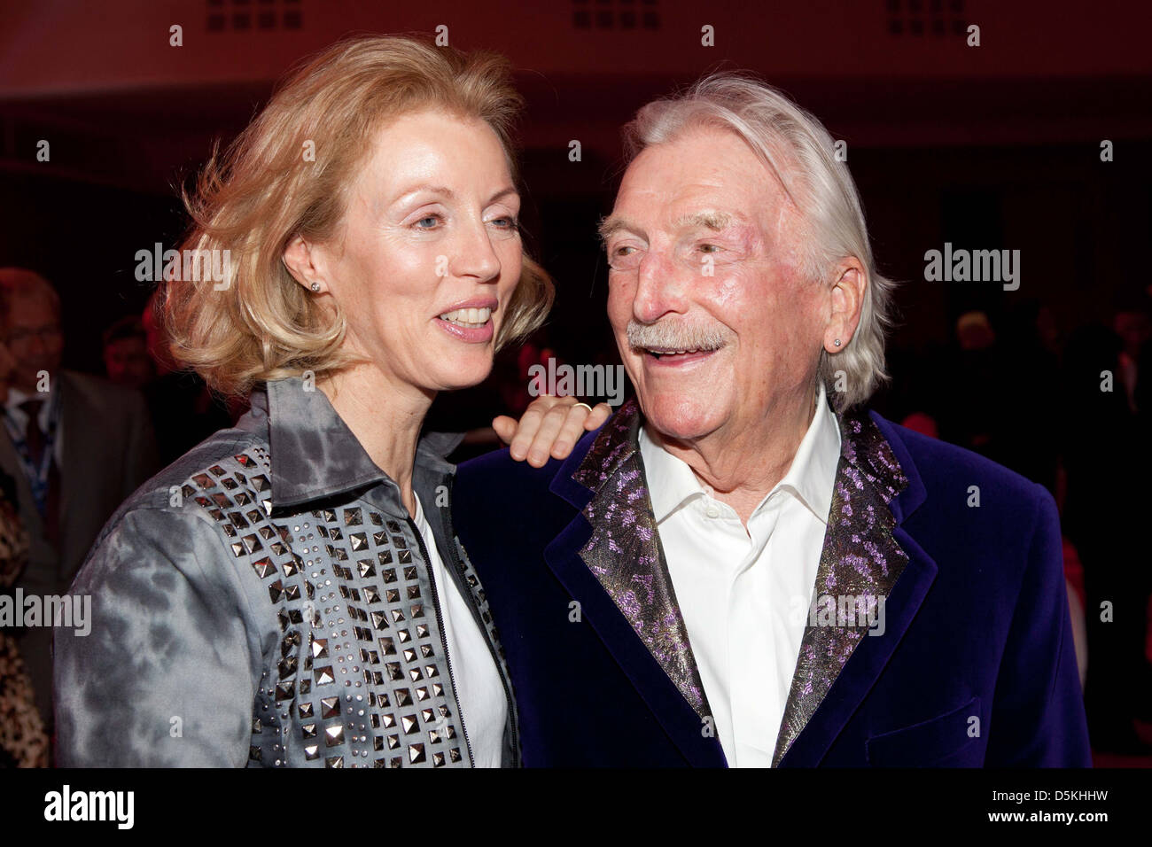James Last And Christine At Lea Live Entertainment Awards At Festhalle Frankfurt Germany 05 04 2011 Stock Photo Alamy