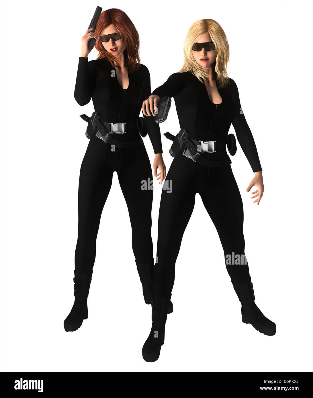 Secret Agents Stock Photo