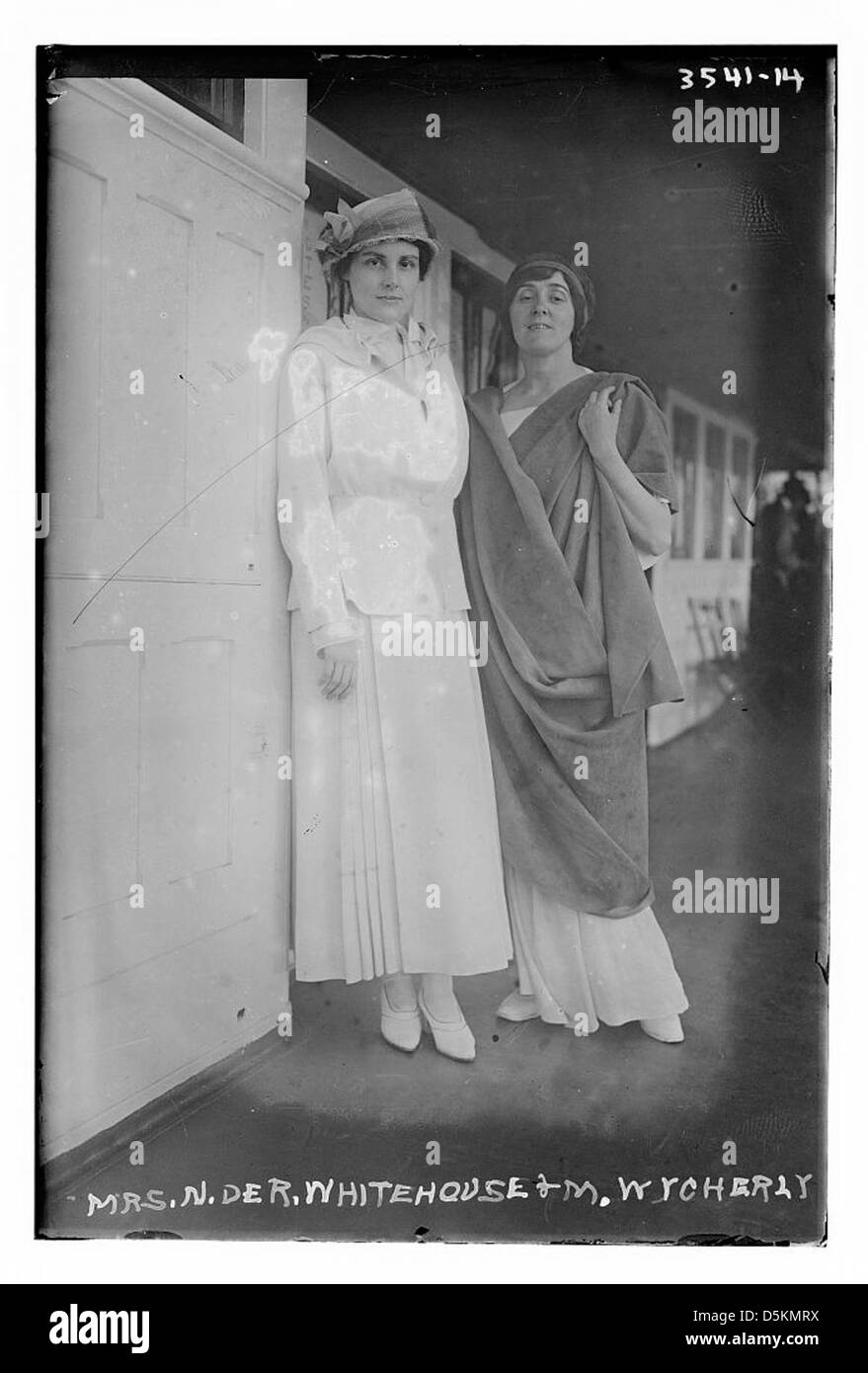 Mrs. N. Der. Whitehouse & M. Wycherly (LOC) Stock Photo