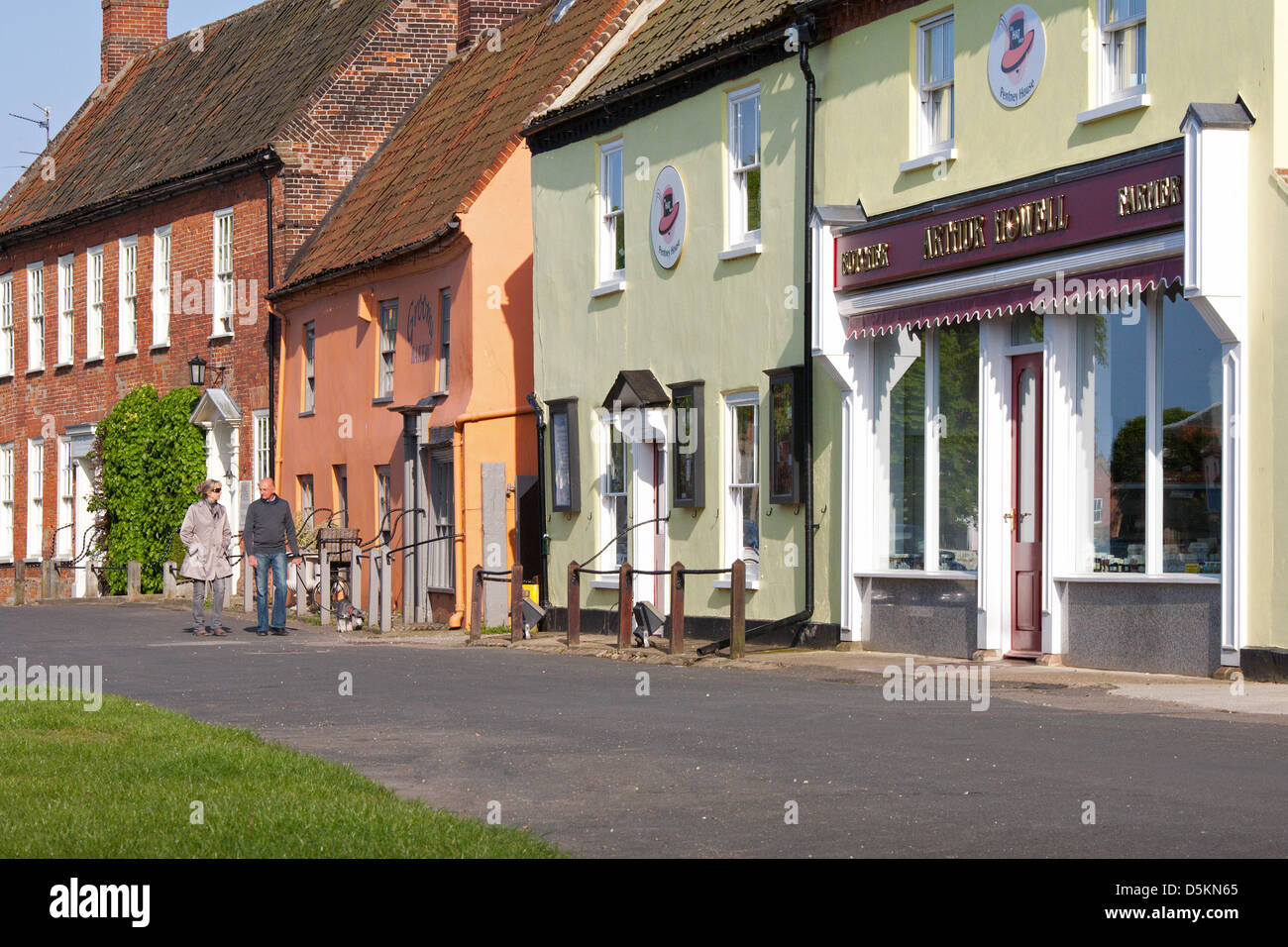 UK; NORFOLK; ENGLAND; BURNHAM MARKET; VILLAGE; SUMMER; NORTH NORFOLK