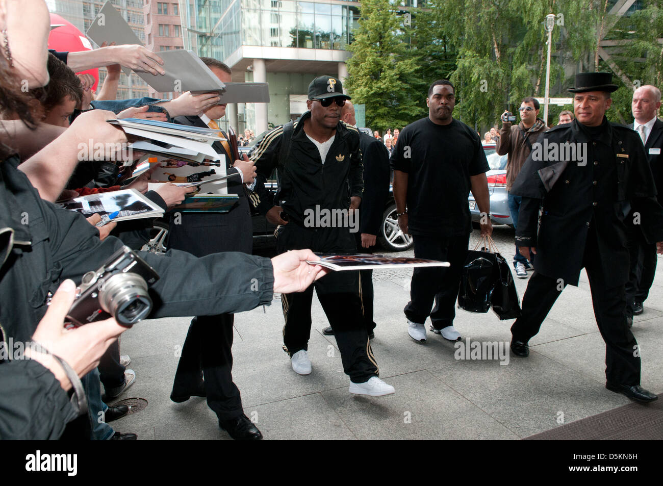 Tyrese Gibson of the Transformers 3 cast is arriving at his Hotel. Berlin, Germany 26.06.2011