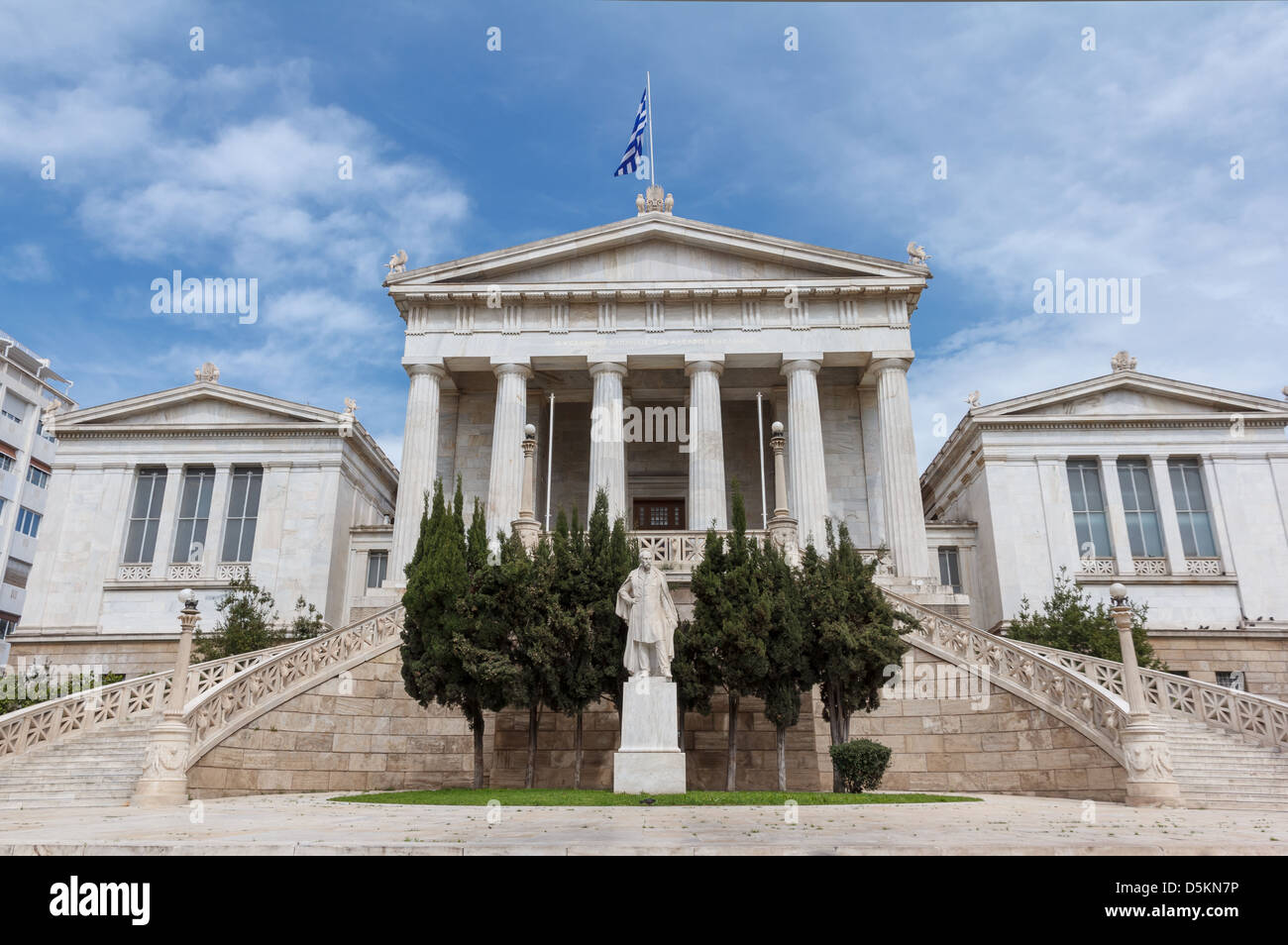 National Library of Athens in Greece Stock Photo Alamy