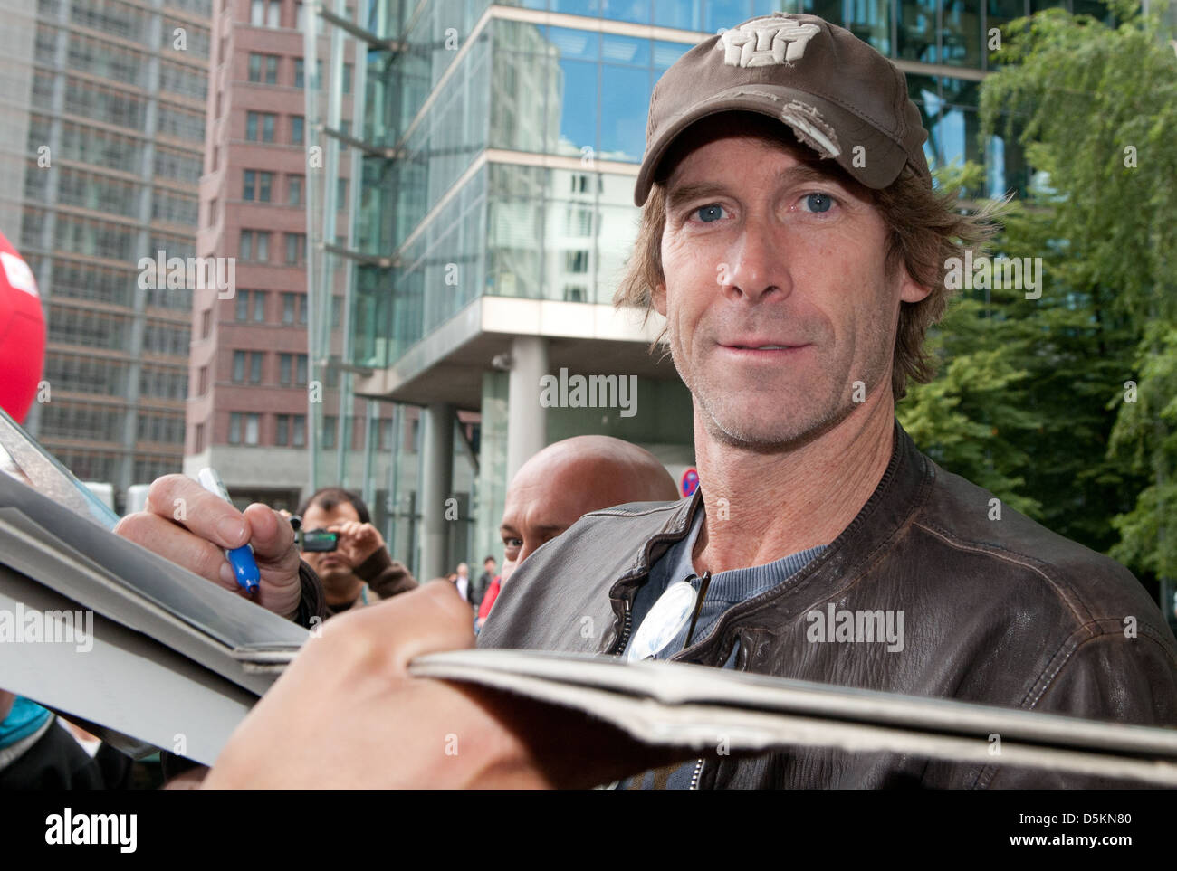 Michael Bay of the Transformers 3 cast is arriving at his Hotel. Berlin, Germany 26.06.2011