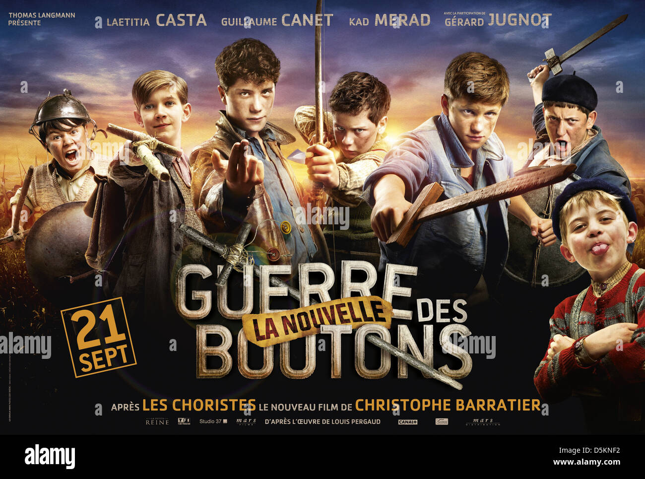 La Guerre Des Boutons Jean Texier LOUIS DUSSOL, HAROLD WERNER, THOMAS GOLDBERG, THEOPHILE BAQUET, JEAN