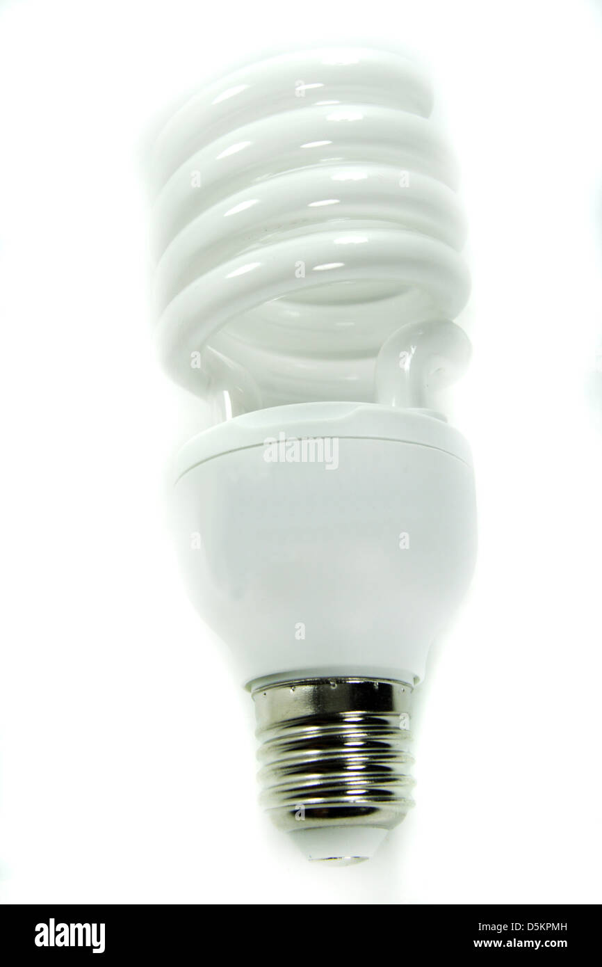 Compact fluorescent lamp Stock Photo Alamy