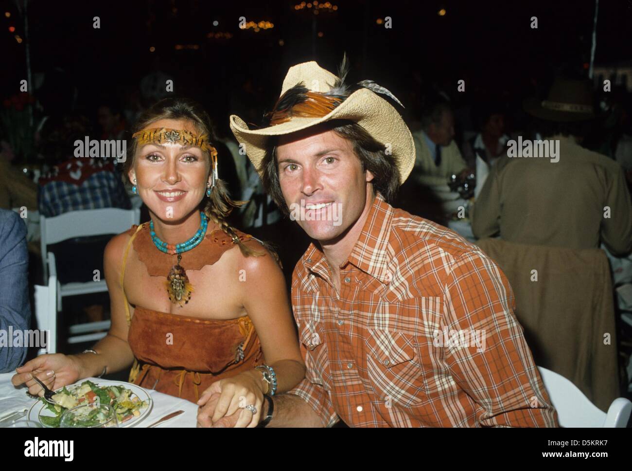 BRUCE JENNER with Linda Thompson 1983.r9460.Supplied by Photos, inc