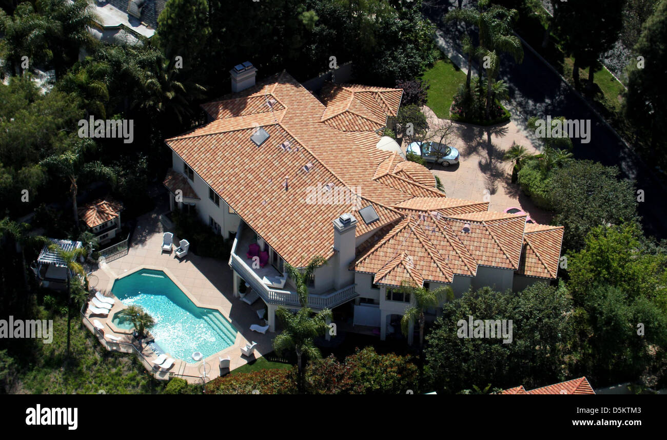 Hollywood Hills House With View Stock Photos Hollywood Hills