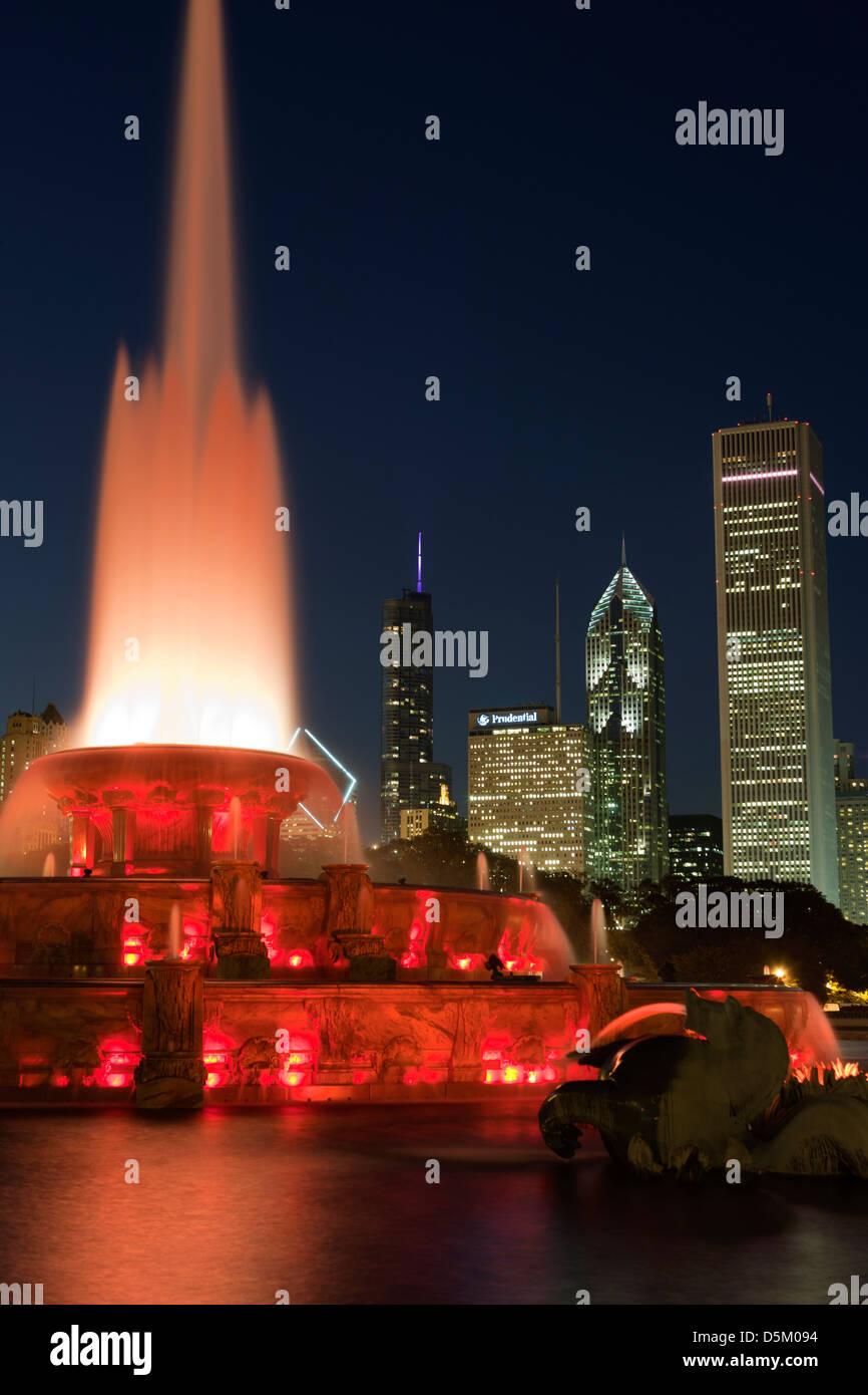BUCKINGHAM FOUNTAIN (©EDWARD / MARCEL LOYAU 1927) GRANT PARK