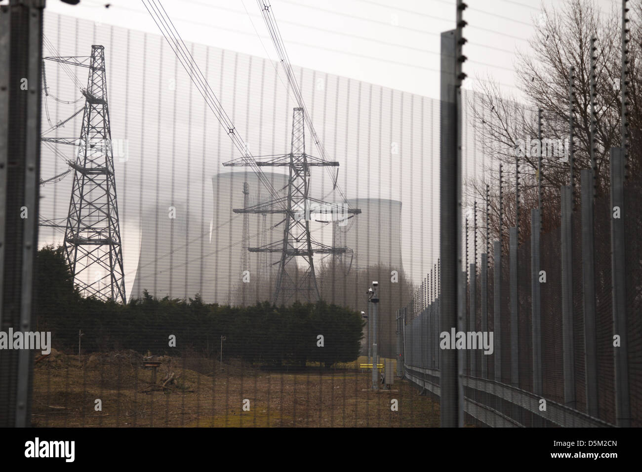 Didcot Power Station in Oxfordshire taken in the week it closed down Stock Photo