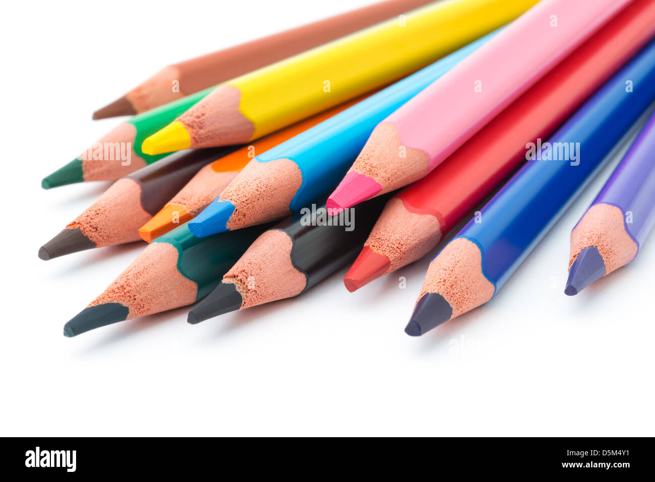 Drawing supplies assorted color pencils hi-res stock photography and images  - Alamy