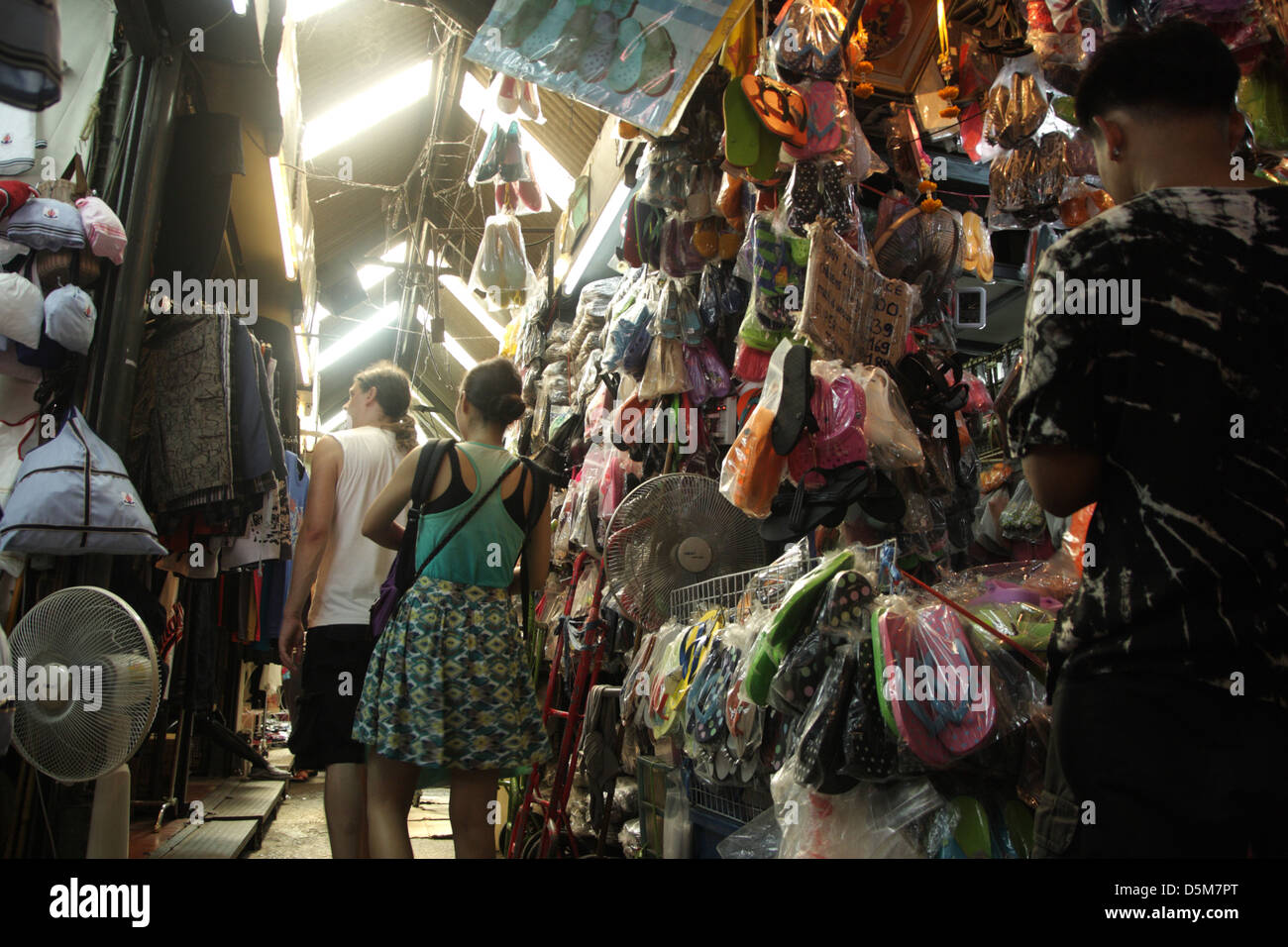 Fashion and accessory shop in Chatuchak Weekend Market , Thailand Stock Photo
