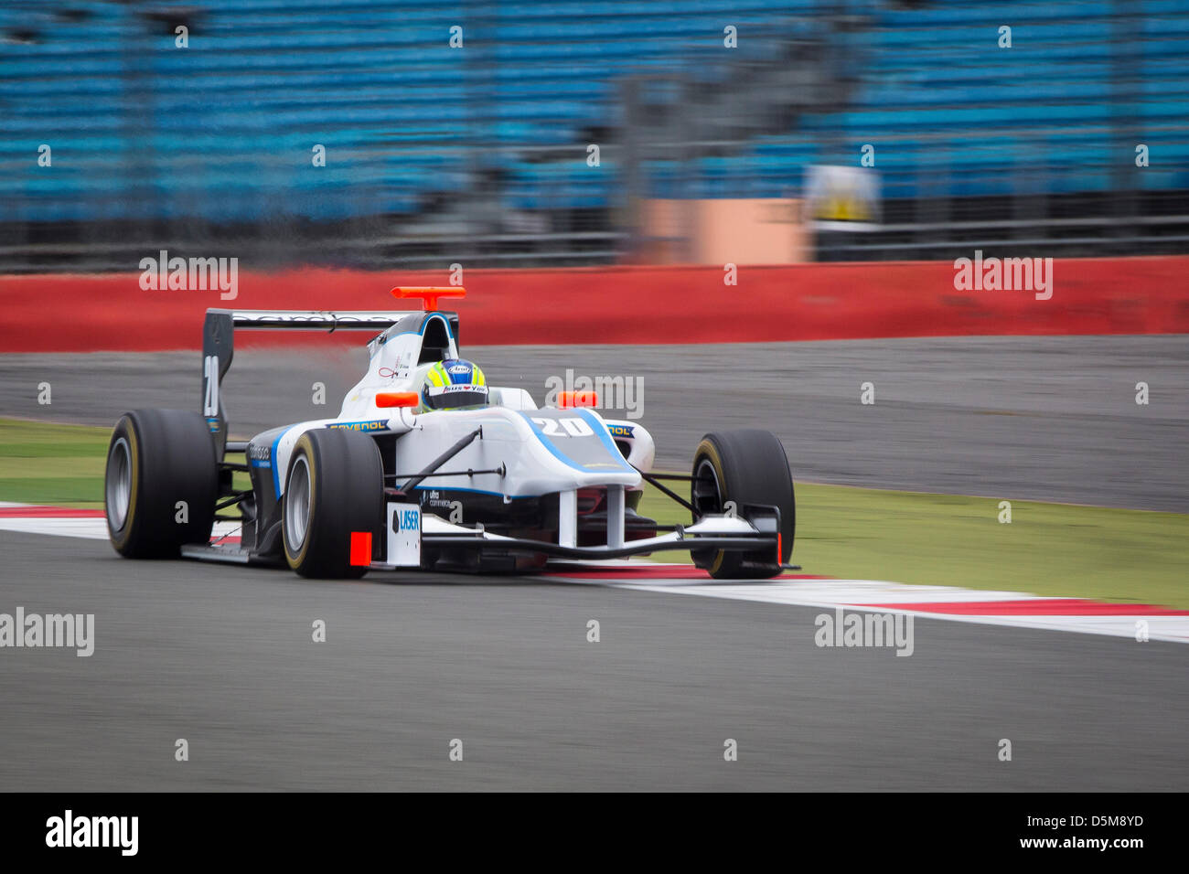 GP3 GP3Series Silverstone Test motor racing motor sport auto racing cars track northampton england Stock Photo
