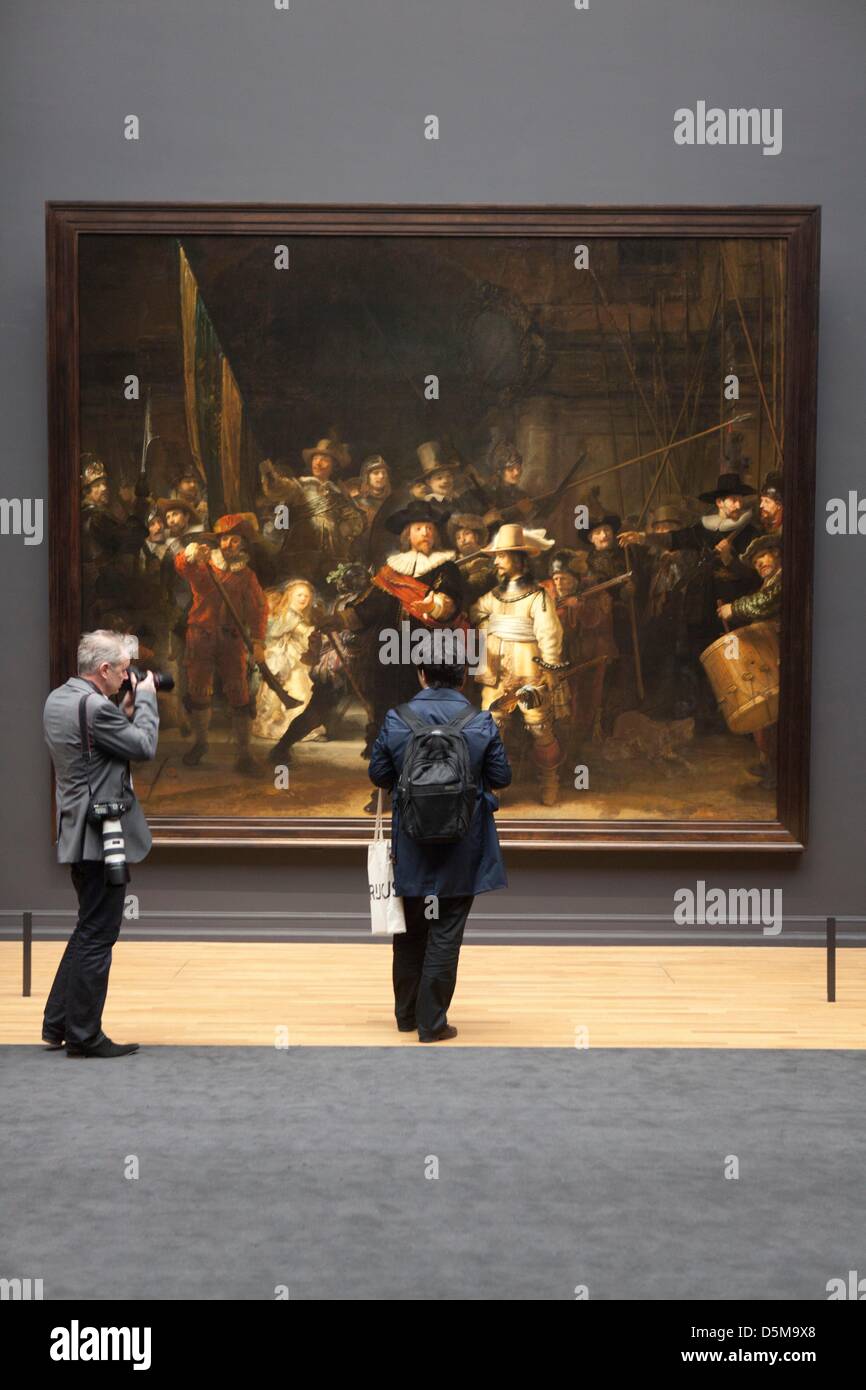 media at the opening of the rijksmuseum, after being closed for many years due to renovation Stock Photo